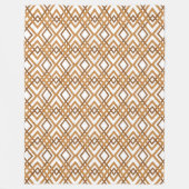 アールデコダイヤモンド フリースブランケット (正面)