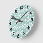 アールデコダイヤモンド ラウンド壁時計 (傾斜)