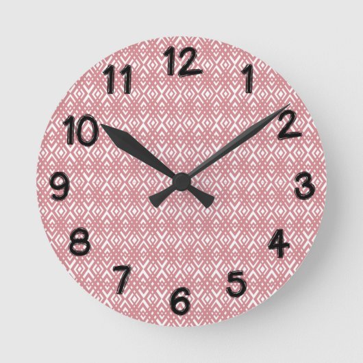 アールデコダイヤモンド ラウンド壁時計 (正面)