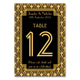 アールデコダイヤ結婚ンパターンの表番号 テーブルナンバー