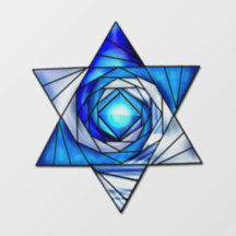 アールデコダビデのステンドグラス星