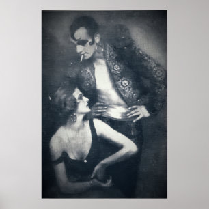 アールデコダンサー ベルベルとドロステ ポスター
