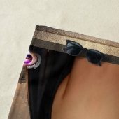 アールデコダンゼルAIコンセプトアートby Xzendor7 ビーチタオル (インサイチュ)