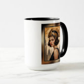 アールデコダンゼルAIコンセプトアートby Xzendor7 マグカップ (正面右)