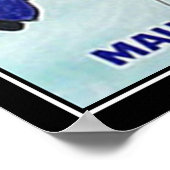 アールデコチェロミュージシャンヴィンテージポスター ポスター (角)