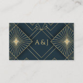 アールデコチケットジャックとジル・スタッグとドー 名刺 (正面)