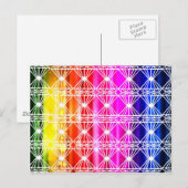 アールデコチャクラカラー美エレガントしいシックおもしろい ポストカード (正面/裏面)