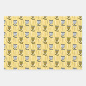 アールデコチューリップ花柄フローラ ラッピングペーパーシート (正面3)