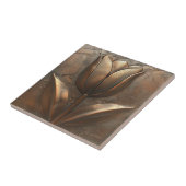 アールデコチューリップ銅石効果 タイル (側面)