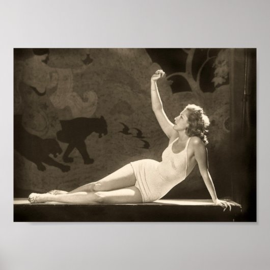 アールデコツァイグフェルドの女の子のポスター ポスター (正面)