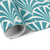 アールデコティール（緑がかった色）グエレガントレーシックヴィンテージ1920年代 ラッピングペーパー (ロールコーナー)