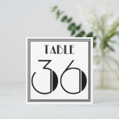 アールデコテーブル番号36 招待状 (スタンド正面)