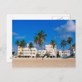 アールデコディストリクトオブサウスビーチマイアミ ポストカード (正面/裏面)