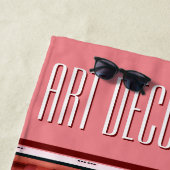 アールデコディストリクトサウスビーチマイアミ ビーチタオル (インサイチュ)