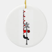 アールデコディーゼル機関車 セラミックオーナメント (裏面)