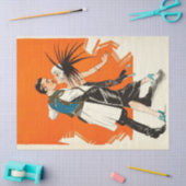 アールデコデコップフラッパー1920のデコページ 薄葉紙 (クラフト)