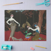 アールデコデコップフラッパー1920のデコページ 薄葉紙 (クラフト)