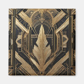 アールデコデザインアーキテクチャ1920sドアパネル マグネット (正面)