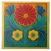 アールデコデザインセラミックタイル タイル (正面)