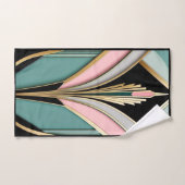 アールデコデザインバスタオルセット。 バスタオルセット (ハンドタオル)