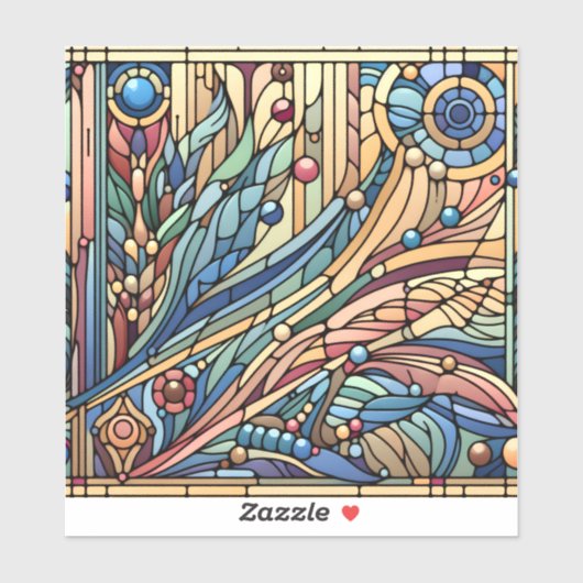 アールデコデザインビニールシール シール (シート)