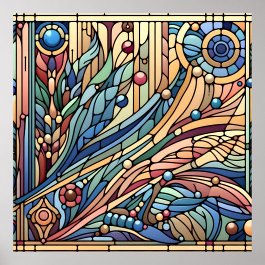 アールデコデザインポスター ポスター (正面)