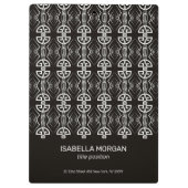 アールデコデザイン クリップボード (裏面)