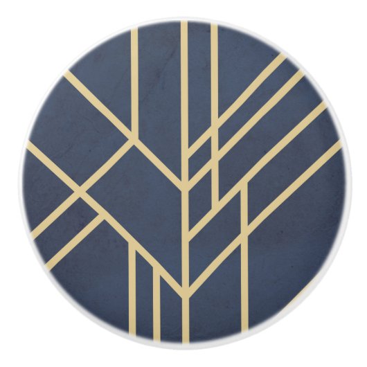 アールデコデザイン セラミックノブ (正面)