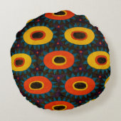 アールデコデザイン ラウンドクッション (裏面)