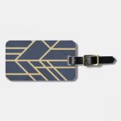 アールデコデザイン ラゲッジタグ (正面横)