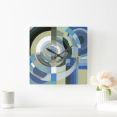 アールデコデザイン#1アットエムポロモファ スクエア壁時計 (ホーム)