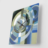 アールデコデザイン#1アットエムポロモファ スクエア壁時計 (傾斜)