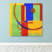 アールデコデザイン#11 @ Emporio Moffa キャンバスプリント (インサイチュ (ウッドフロア))