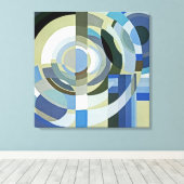 アールデコデザイン#1 @ Emporio Moffa キャンバスプリント (インサイチュ (ウッドフロア))