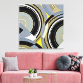 アールデコデザイン#2アットエムポロモファ キャンバスプリント (インサイチュ (リビング))