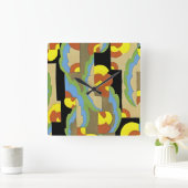 アールデコデザイン#9アットエムポロモファ スクエア壁時計 (ホーム)