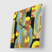 アールデコデザイン#9アットエムポロモファ スクエア壁時計 (傾斜)