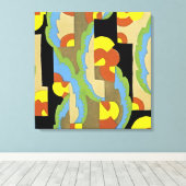 アールデコデザイン#9 @ Emporio Moffa キャンバスプリント (インサイチュ (ウッドフロア))