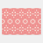 アールデコデュオトンのピンクデザイン紙 ラッピングペーパーシート (正面3)