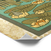 アールデコトンボ結婚ライパードの座席表 ポスター (角)