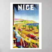 アールデコニースフランスのリビエラ ポスター (正面)