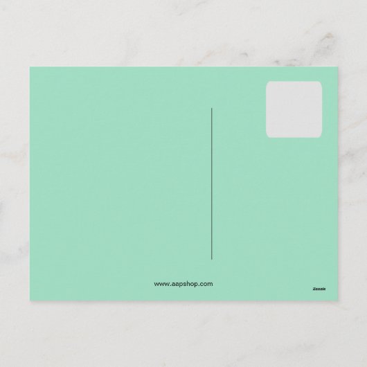 アールデコノールクリスマステンプレート シーズンポストカード (裏面)