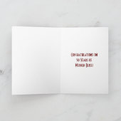 アールデコハッピー·アンバニサリーズ·ネームズ·アニアー·ブルゴーニュ カード (内部)