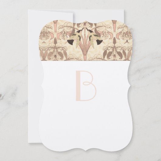 アールデコハミングバーズピーシーバラクオーツ結婚ズ 招待状 (裏面)