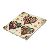 アールデコハート タイル (側面)