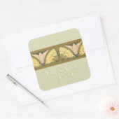 アールデコバタフライアース スクエアシール (封筒)