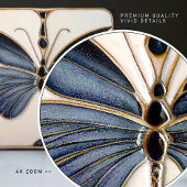 アールデコバタフライウォールデコールアールヌーボーセラミック タイル