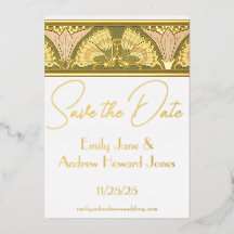 アールデコバタフライカラリリー日付を保存