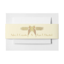 アールデコバタフライモノグラムゴールデン結婚ズ