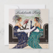 アールデコバチェロレッテ招待状 招待状 (正面)